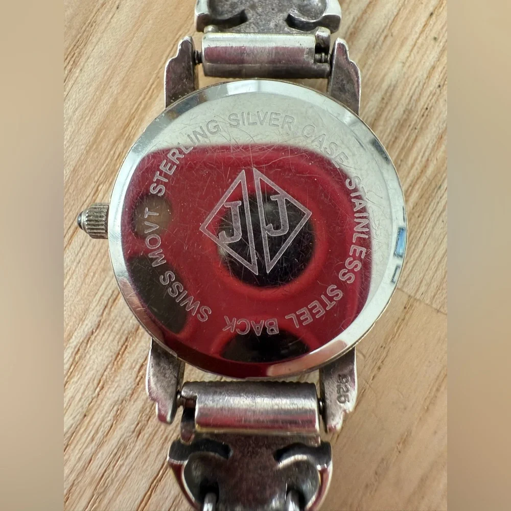 Art deco Judith Jack Sterling 925 silver marcasite watch NEW BATTERY